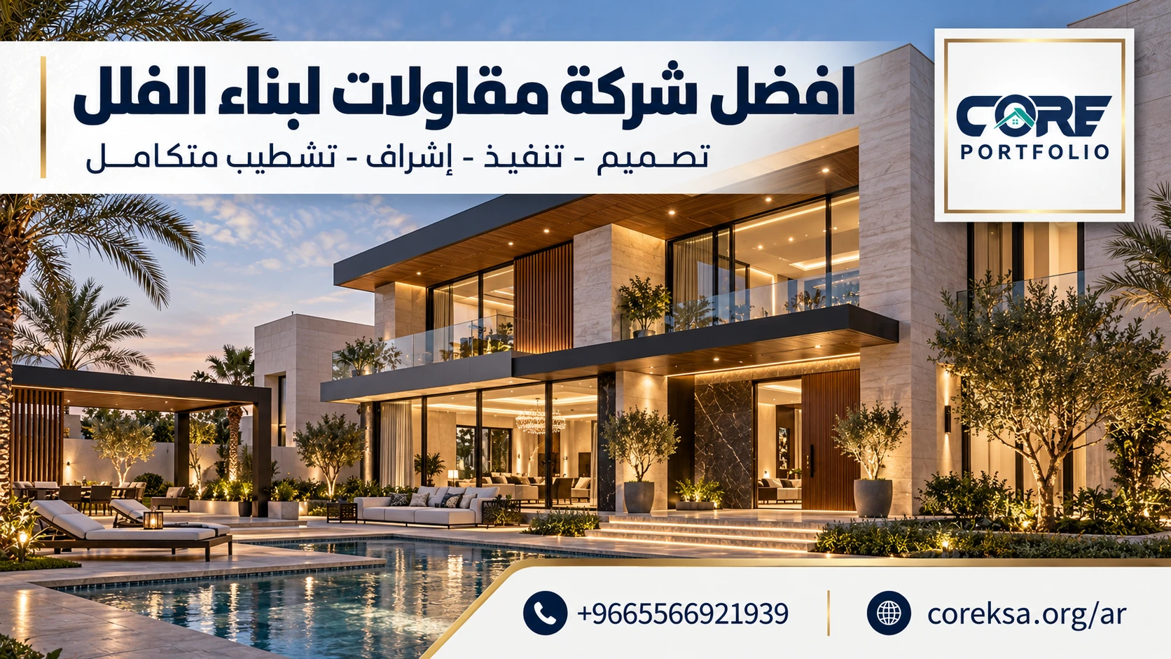 The best contracting company for building villas